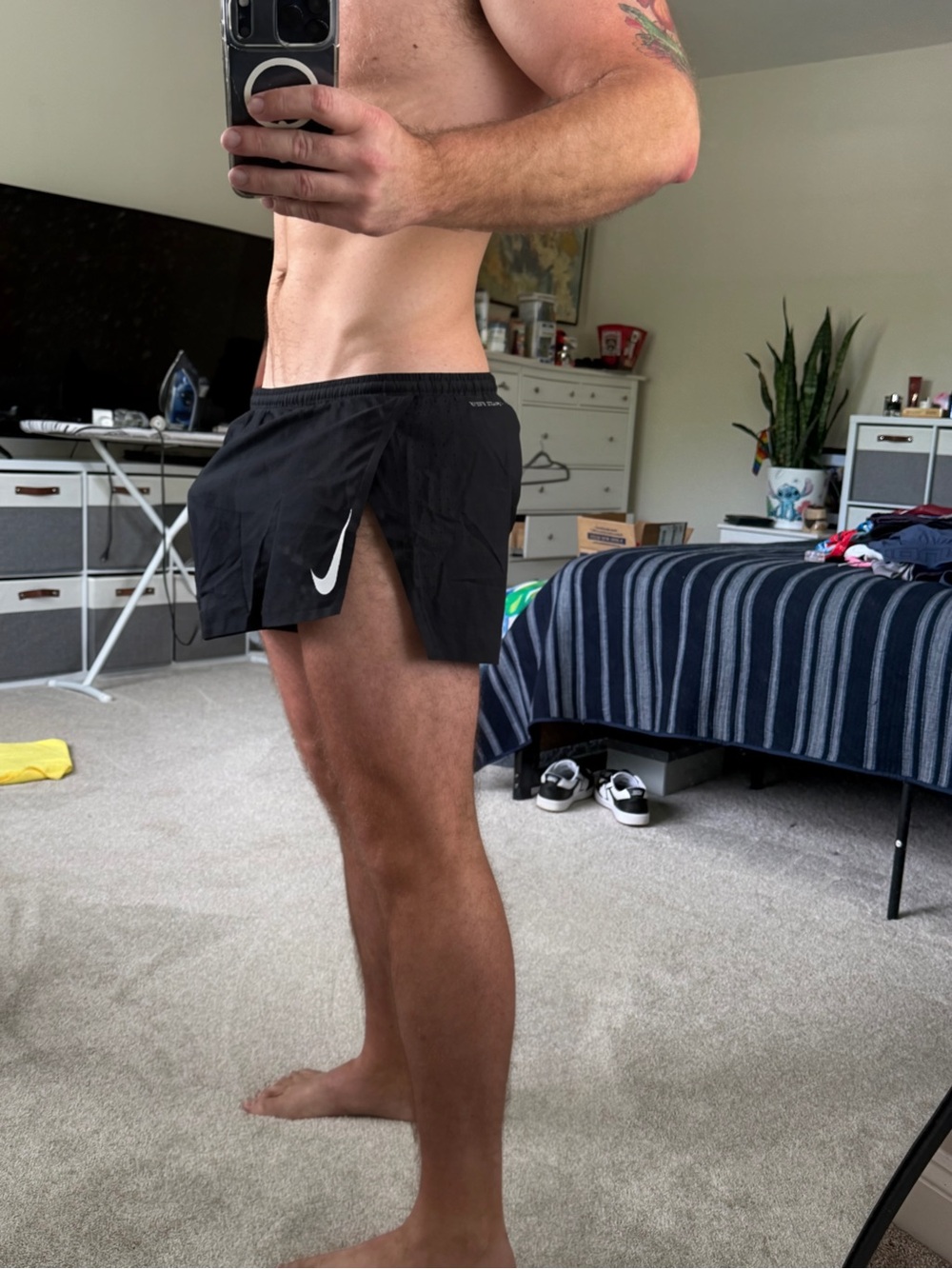 Men’s Nike Black Athletic Running Shorts XXL - Picture 4 of 5